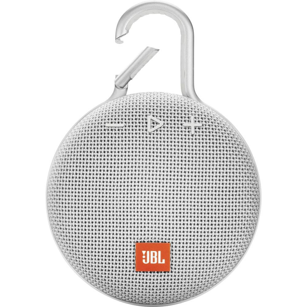 Bluetooth zvučnik JBL Clip 3 Funkcija govora slobodnih ruku, Vanjski, Zaštićen protiv prskajuće vode Bijela slika