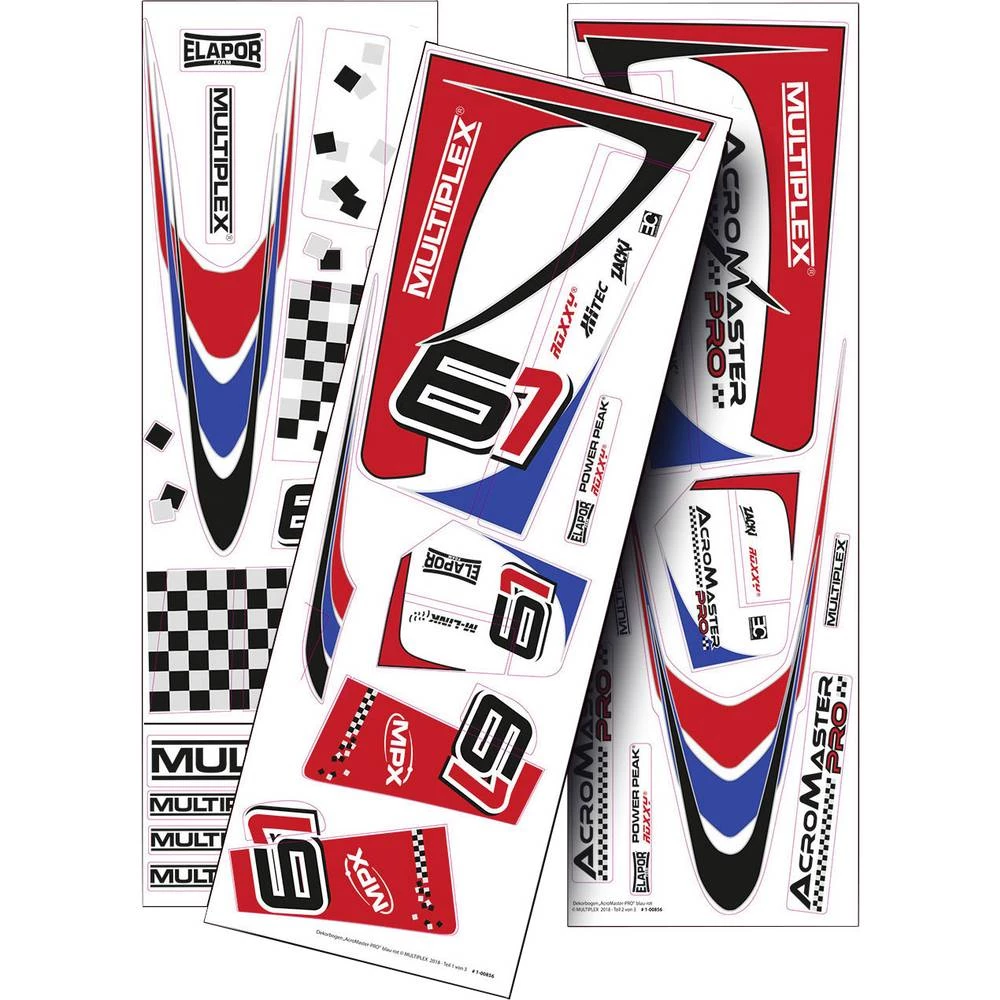 Dekoracijske naljepnice Multiplex Prikladno za: Multiplex AcroMaster PRO slika