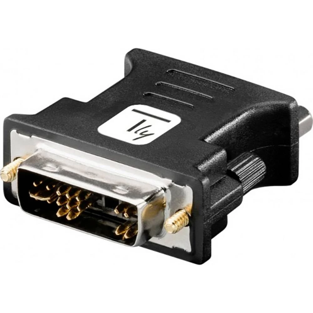 TECHly IADAP-DVI-8600T DVI / VGA adapter [1x muški konektor dvi, 12 + 5 polova - 1x ženski konektor vga] crna slika