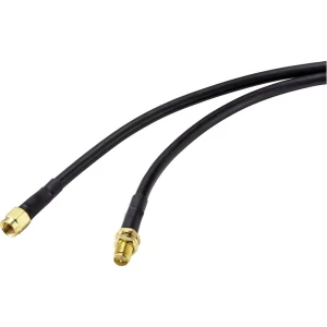SpeaKa Professional antene produžni kabel [1x muški konektor rp-sma - 1x ženski konektor rp-sma] 2.00 m crna slika