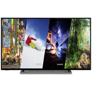 Toshiba 43LK3C63DA MB181TC LED-TV 109 cm 43 palac Energetska učinkovitost 2021 E (A - G) ci+, dvb-c, dvb-s, dvb-s2, DVB-T, DVB-T2, full hd, Smart TV, WLAN crna slika