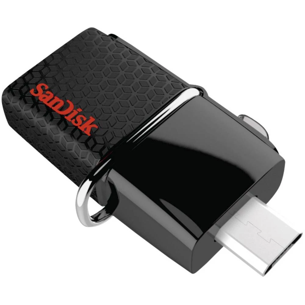 USB pomoćna memorija Smartphone/tablet SanDisk Ultra Dual Crna 128 GB Mikro USB 2.0, USB 3.0 slika