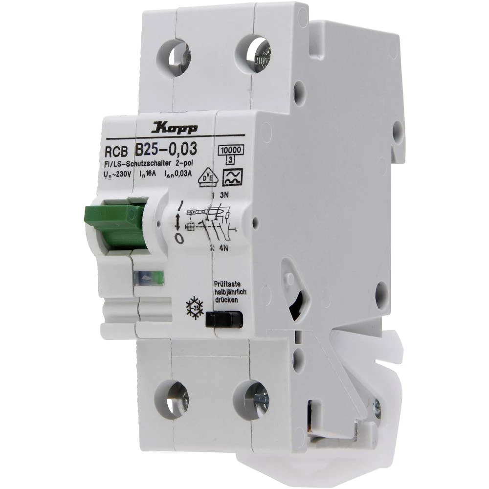Kopp 742515015 FID zaštitna sklopka/zaštitna sklopka za vodove 25 A 0.03 A 230 V slika