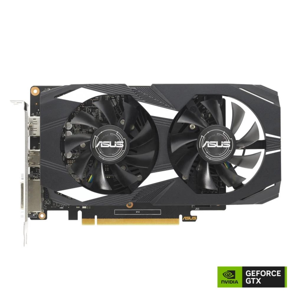ASUS Dual-GTX1650-O4GD6-P-V2, GeForce GTX 1650, 4GB, GDDR6, 128-bit, 7680x4320 piksela, PCI Express 4.0 Asus grafička kartica  GTX1650  4 GB    PCIe 4.0 x4 slika