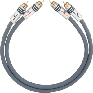 Oehlbach Cinch Audio Priključni kabel [2x Muški cinch konektor - 2x Muški cinch konektor] 3.25 m Antracitna boja pozlaćeni konta slika