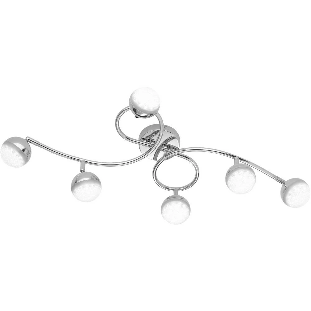 Stropni reflektor 30 W Toplo-bijela ACTION SANAN 925906016000 Krom boja slika