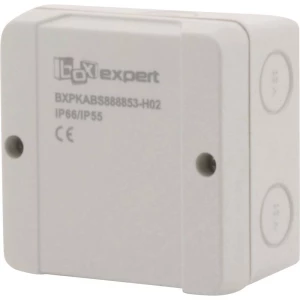 Boxexpert BXPKABS888853-H02 instalacijsko kućište 88 x 88 x 53 ABS svijetlosiva 10 St. slika
