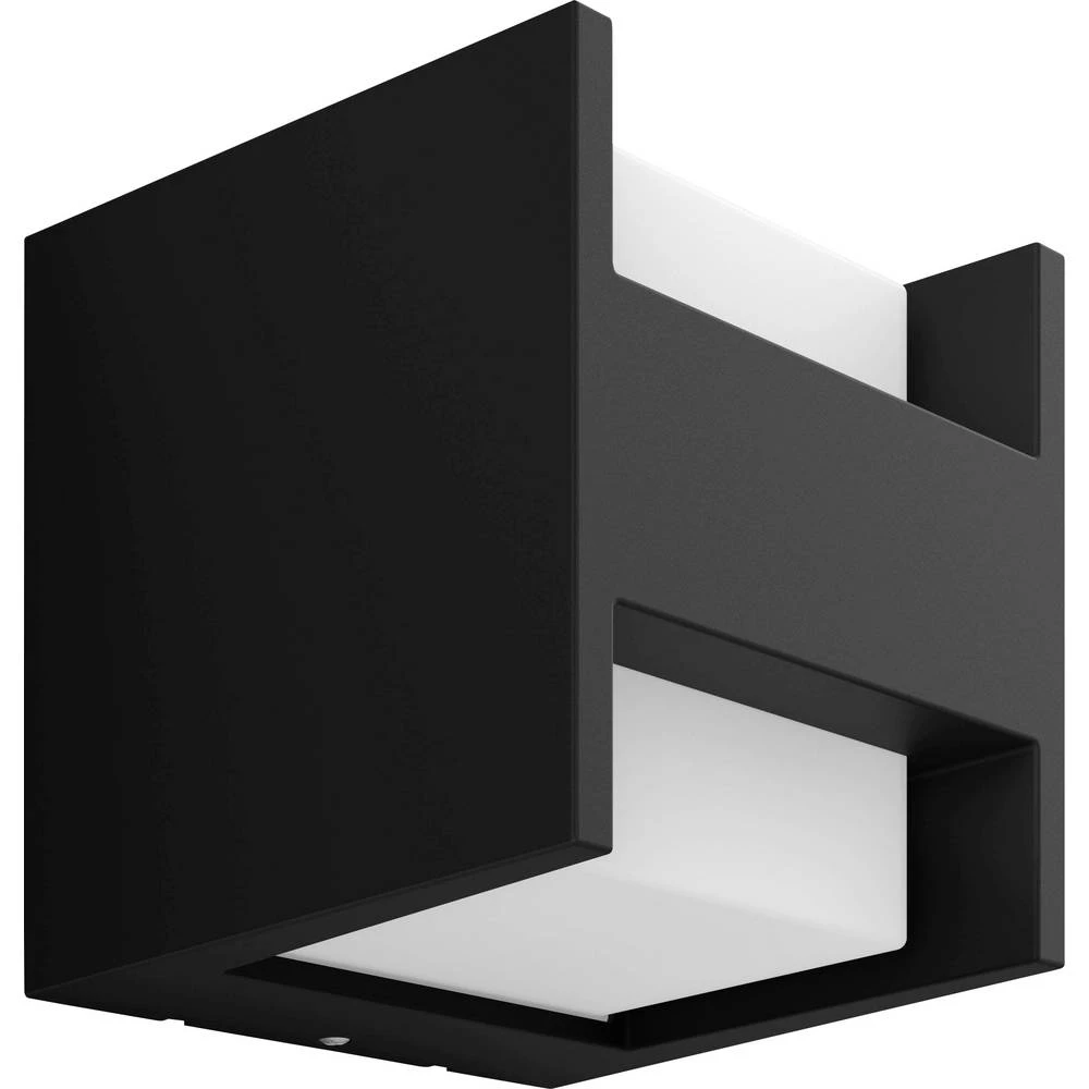 Philips Lighting Hue LED zidni reflektor 871951438278700 Hue White Fuzo Wandleuchte quadratisch oben/unten schwarz 1150 slika