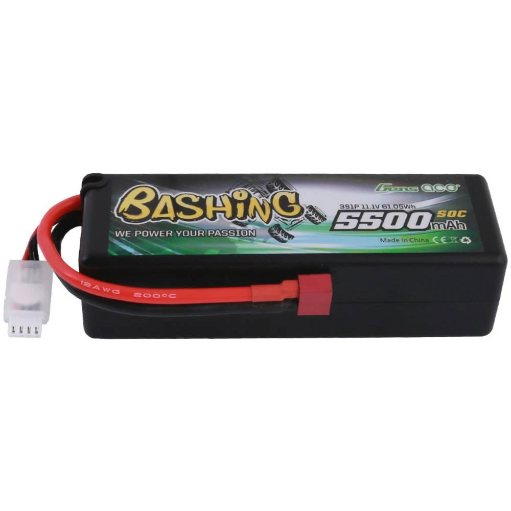 LiPo akumulatorski paket za modele 11.1 V 5500 mAh Broj ćelija: 3 50 C Gens ace Kutija tvrda Sustav T-konektora slika