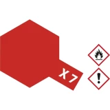 Tamiya akrilna boja crvena (sjajna) X-7 staklena posuda 23 ml