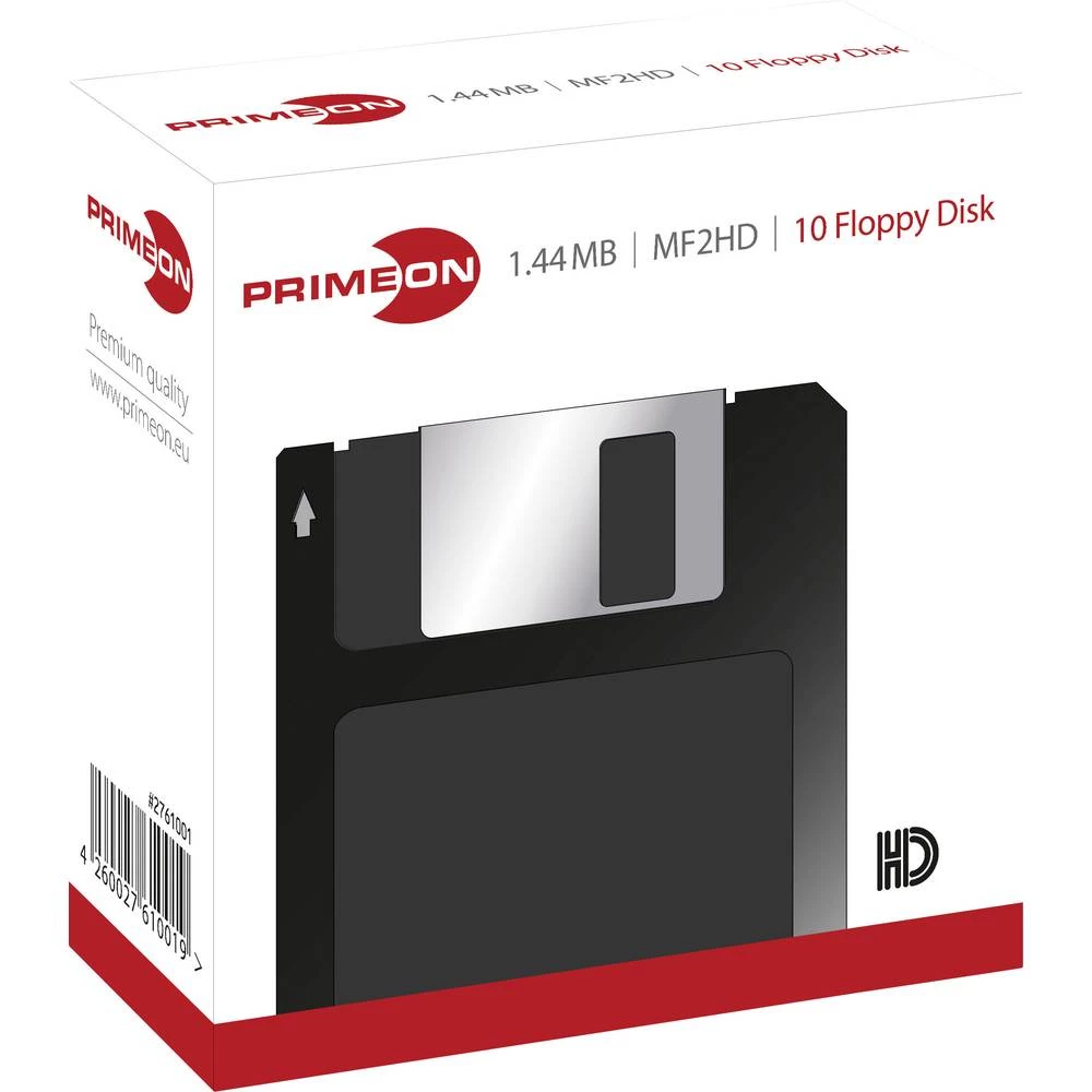 3.5" disketa 1.44 MB Primeon 2761001 10 ST slika