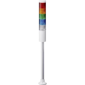 Signalni toranj LED Patlite LR5-401PJBW-RYGB 4-bojno, Crvena, Žuta, Zelena, Plava boja 4-bojno, Crvena, Žuta, Zelena, Plava boja slika