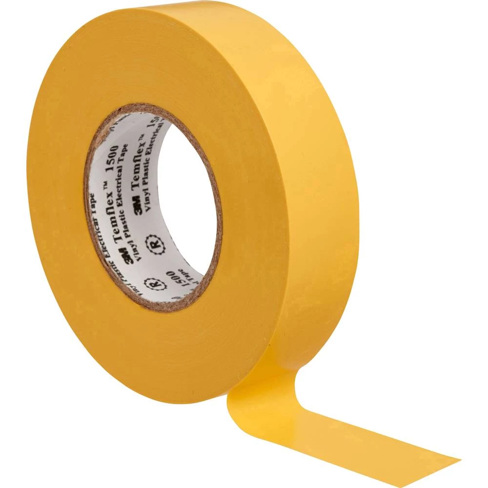 Izolacijska traka Temflex 1500 Žuta (D x Š) 25 m x 19 mm 3M TEMFLEX150019X25YE 1 Role slika