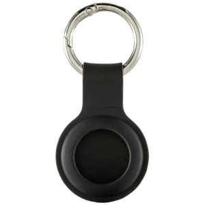 Privjesak za ključeve &quot,Fantastic Feel&quot, za Apple AirTag, izgled silikona, crni Hama Fantastic Feel AirTag privjesak za ključeve crna slika