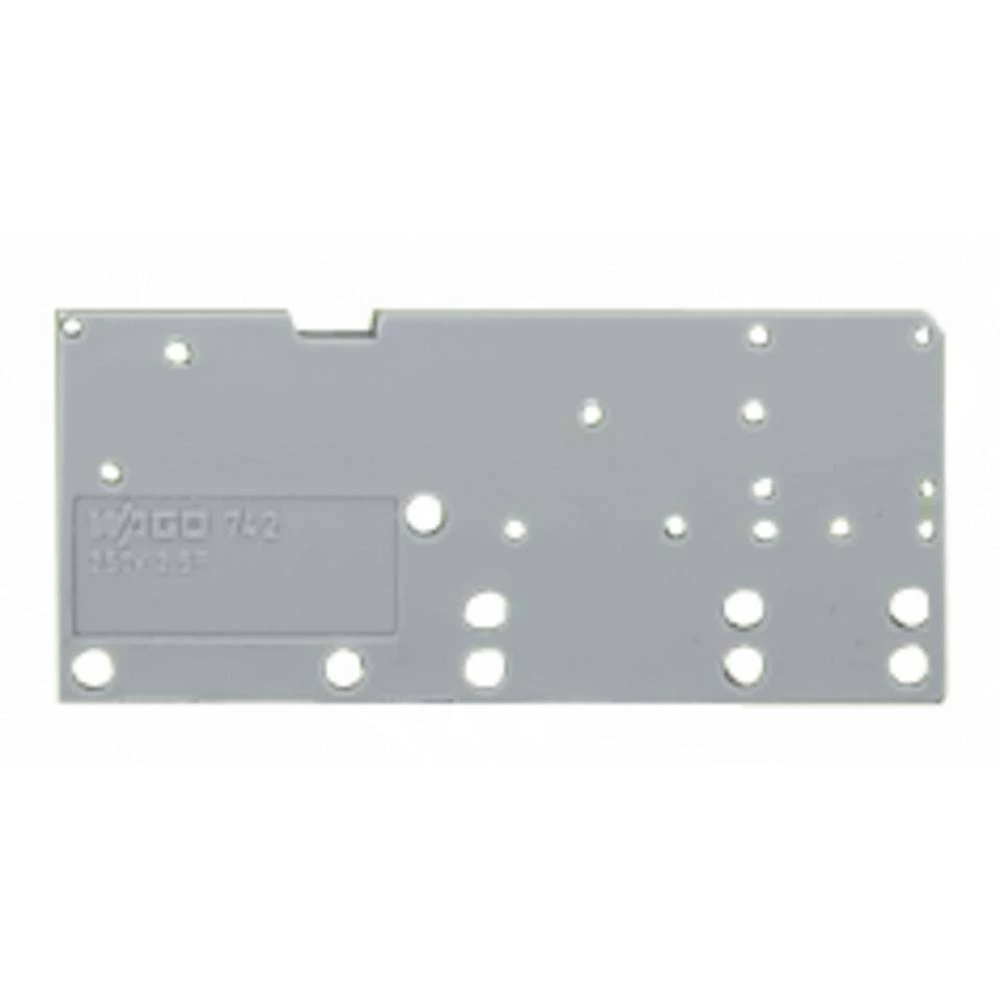 Krajna ploča sive boje WAGO 742-152 Sadržaj: 300 komada slika