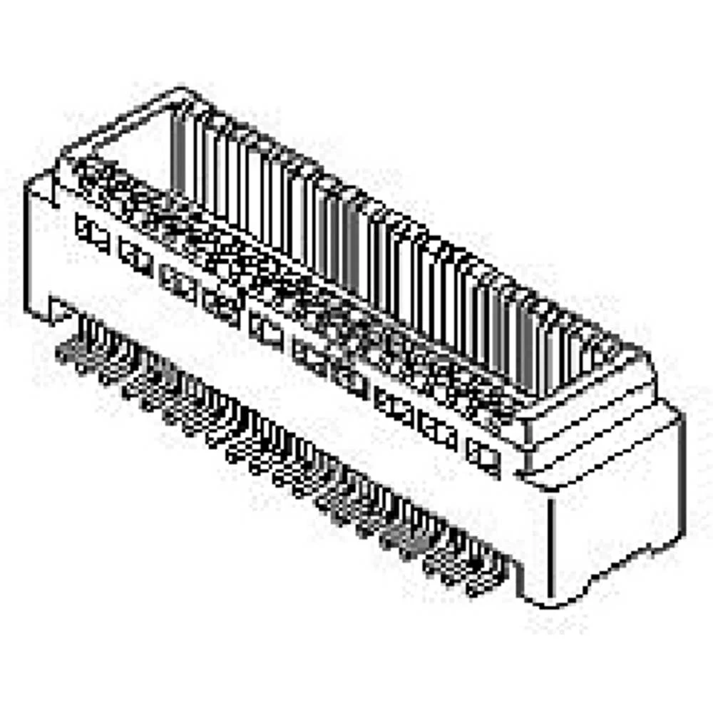 Molex mezaninski konektor Ukupan broj polova 80 Raster: 0.5 mm 53916-0808 kom. Tape on Mini reel slika
