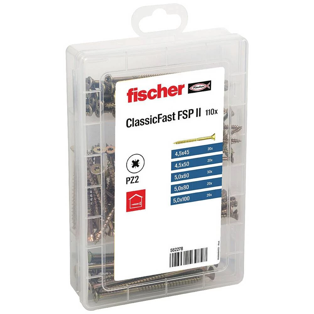 Fischer ClassicFast SK TG PZ 4,5-5,0 562278 šuplji vijci 110 St. slika