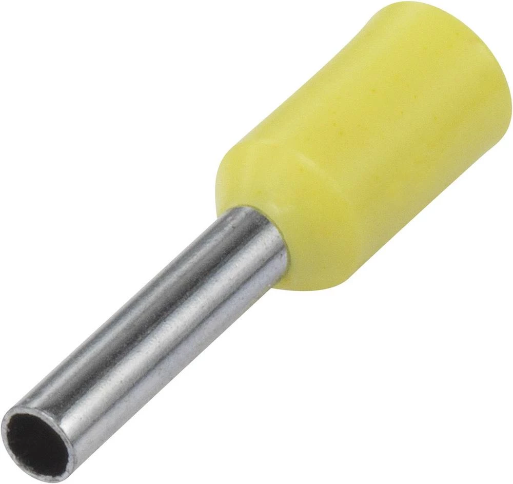 1091276 TRU COMPONENTS kabelski završetak 1 x 0.30 mm x 6 mm djelomično izolirani, žute boje 100 kom. slika