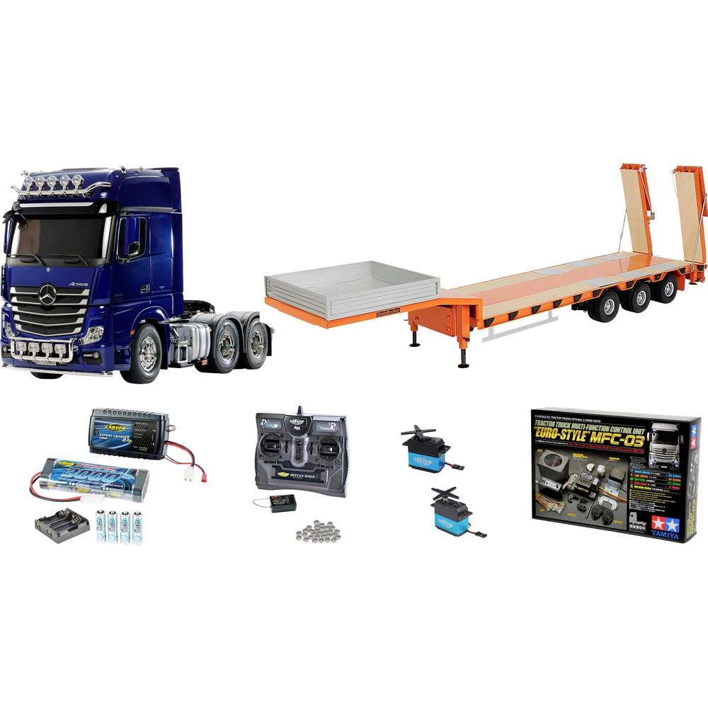 Tamiya 331056354 Mercedes Benz Actros 1:14 električni rc model kamiona uštedni komplet ekskluzivni set slika