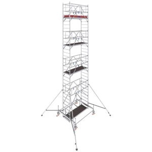 Krause 773067 FahrGerüst aluminij na roli mobilna Radna visina (maks.): 9.50 m srebrna 263 kg slika