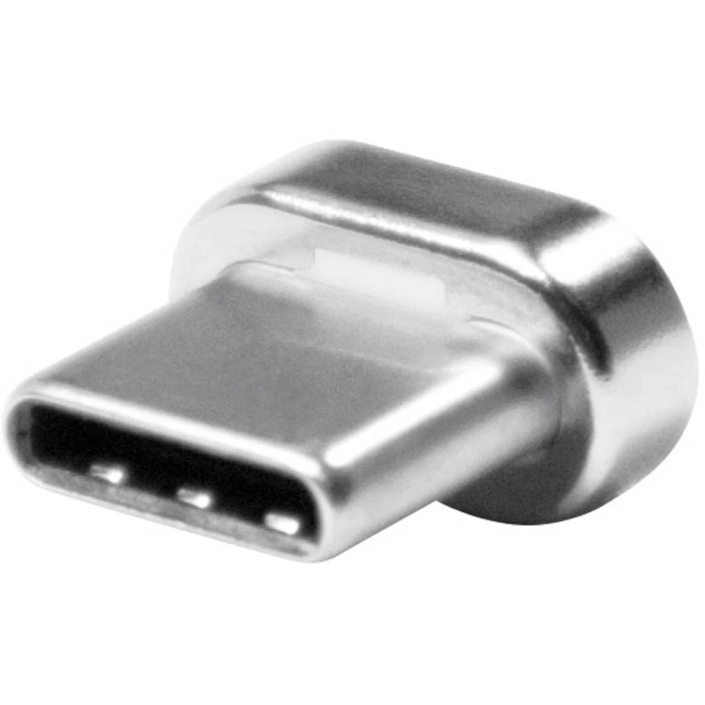 LogiLink USB 2.0 Adapter Srebrna Magnetski utikač slika