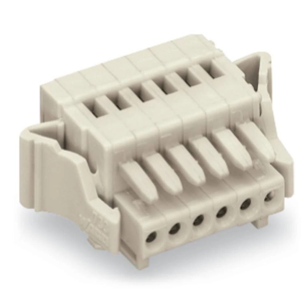 WAGO kućište kabelske utičnice 733 Ukupan broj polova 4 Raster: 2.50 mm 733-104/037-000 100 kom. slika