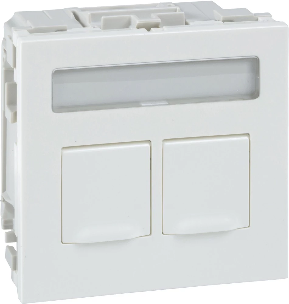 Schneider Electric INS64122 Kabelske kanalice Schneider INS64122 podatkovni modul 2 Lucent Bijela slika