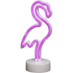 LED kontura cijevi Flamingo S timerom Ružičasta LED Konstsmide 3074-340 Bijela