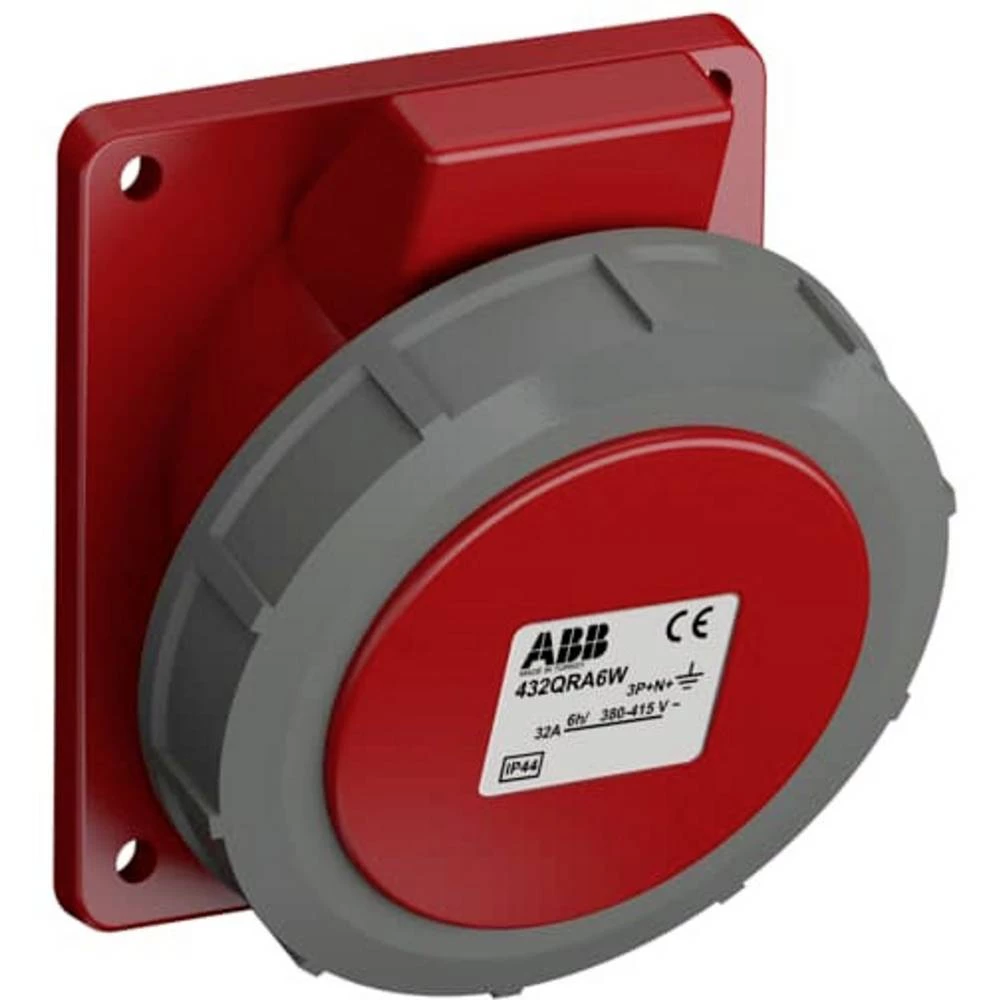 ABB 432QRA6W 2CMA102397R1000 CEE utičnica za površinsku montažu 32 mA 5-polni 200 V 1 St. slika