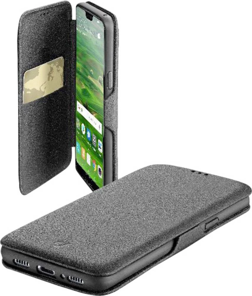 Cellularline BOOK CLUTCH Huawei P20 Blac slika