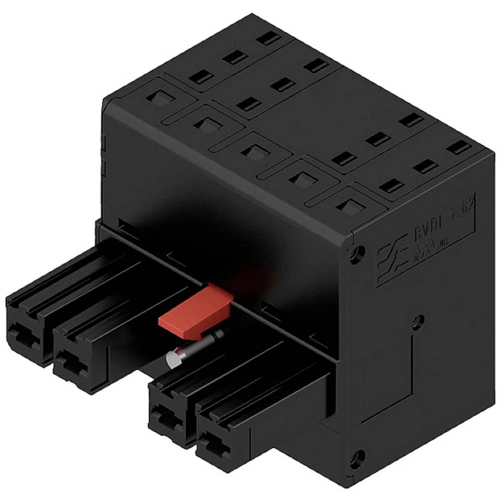 Weidmüller kućište kabelske utičnice Ukupan broj polova 4 Raster: 7.62 mm 2720580000 24 St. slika