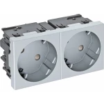 OBO Bettermann 6120493 umetak uređaja 2-dijelna utičnica (Š x V x D) 90 x 45 x 40 mm 1 St. aluminij boja