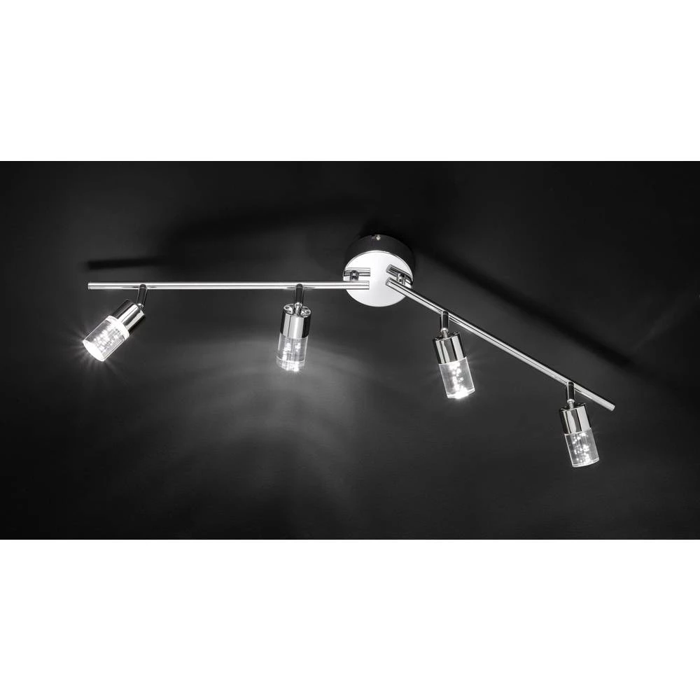 LED stropni reflektor 20 W Toplo-bijela ACTION Lugo 751604010000 Krom boja slika