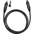 Oehlbach Toslink Digitalni audio Priključni kabel [1x Muški konektor Toslink (ODT) - 1x Muški konektor Toslink (ODT)] 6 m Crna slika