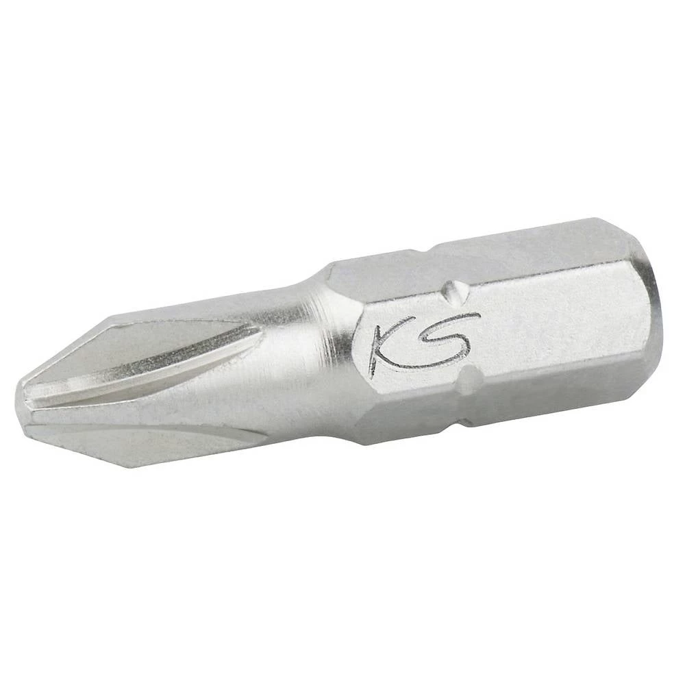 KS Tools 911.5132 9115132 križni bit PH 1 poniklovani C 8 kom. slika