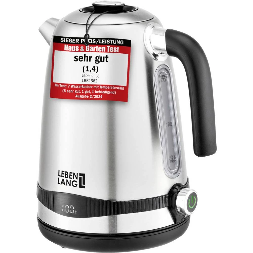 Lebenlang LBE2662 kuhalo za vodu bez BPA, sa zaslonom plemeniti čelik Kapacitet: 1.7 l slika