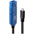 LINDY USB kabel USB 3.2 gen.1 USB-A utičnica, USB-C® utikač 8.00 m crna/plava  43381 slika