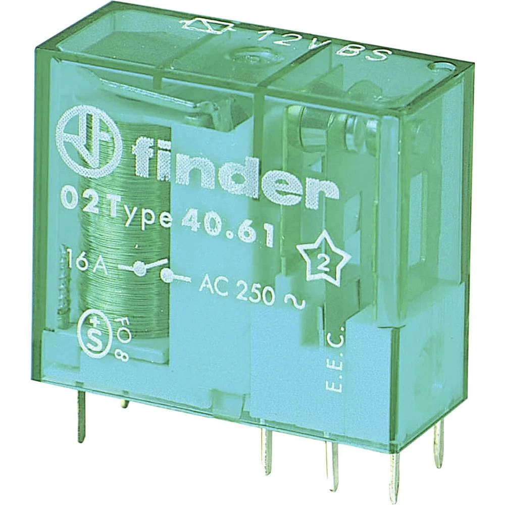Finder 40.61.6.024.4000 relej za tiskane pločice 24 V/AC, 24 V/DC 16 A 1 prebacivanje 50 St. slika