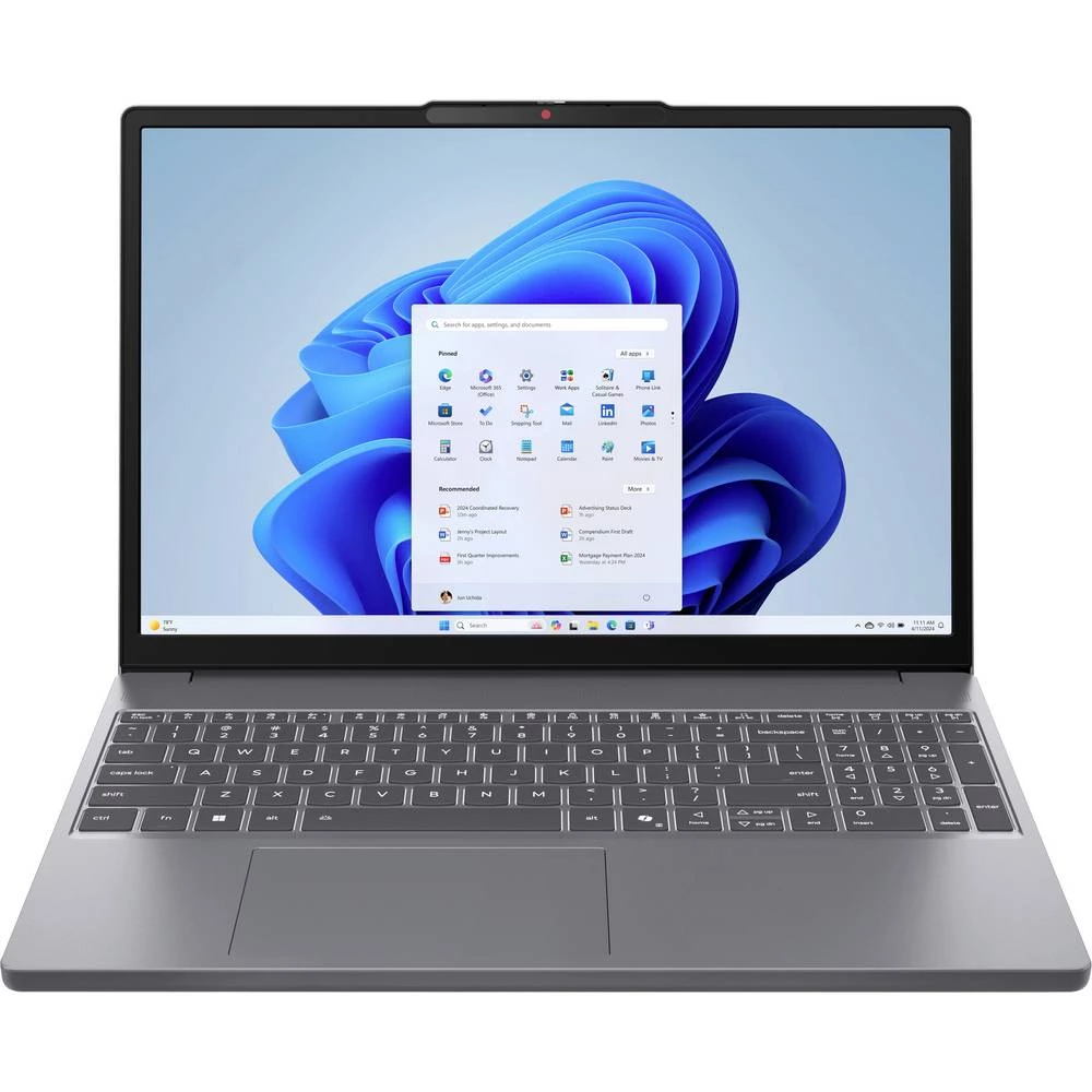 Lenovo Notebook "IdeaPad Slim 3" 38.9 cm (15.3 palac) WUXGA Intel® Core™ i5 i5-13420H 16 GB RAM 1 TB SSD njemačka, qwert slika