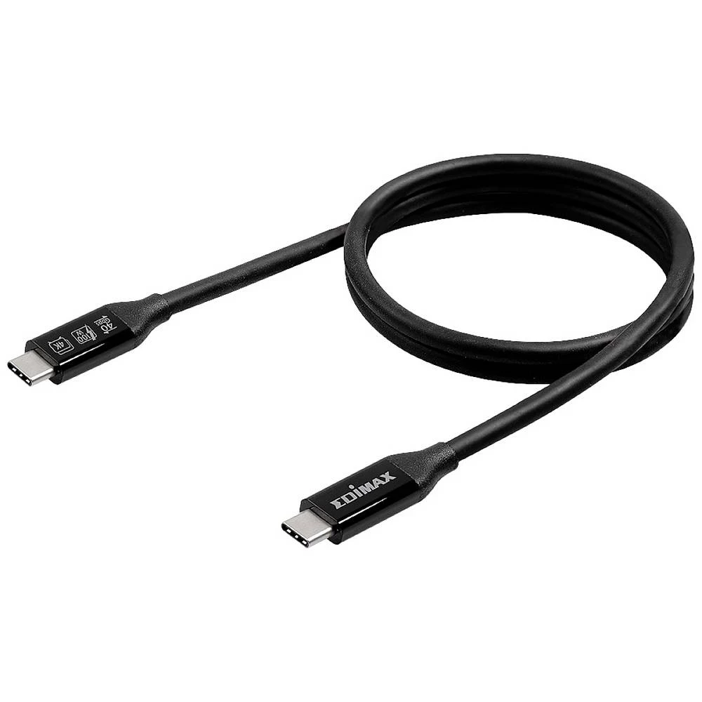 EDIMAX USB-C™ Display kabel Thunderbolt™ 3 USB-C™ utikač, USB-C™ utikač 1 m crna  UC4-010TB slika