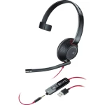 Plantronics BLACKWIRE 5210 telefon On Ear Headset žičani mono crna smanjivanje šuma mikrofona, poništavanje buke kontrol