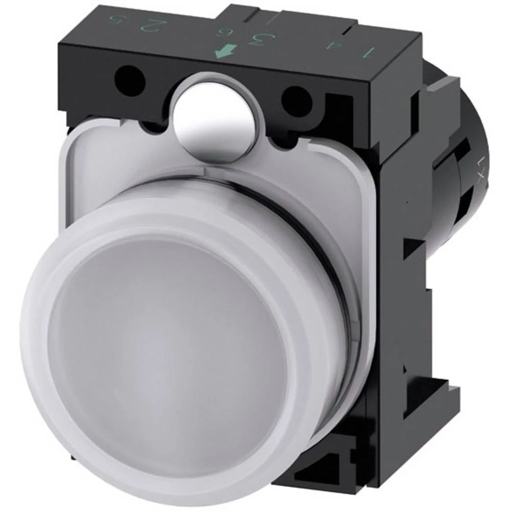 Siemens 3SU1201-6AB60-1AA0 svjetlosni signalizator bijela 24 V 1 St. <br slika