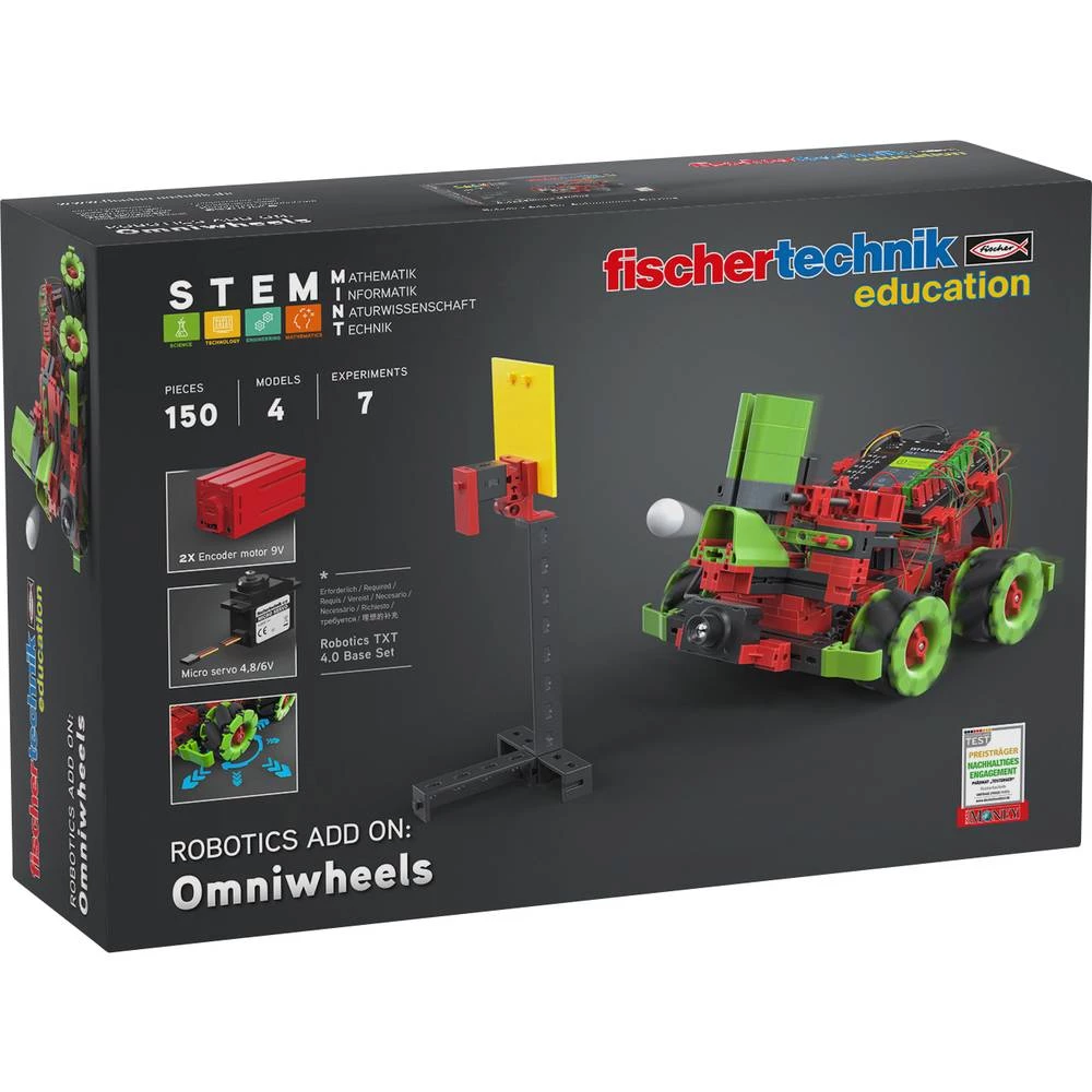 fischertechnik education modul za proširenje robota Robotics: Add On Omniwheels 559898 slika