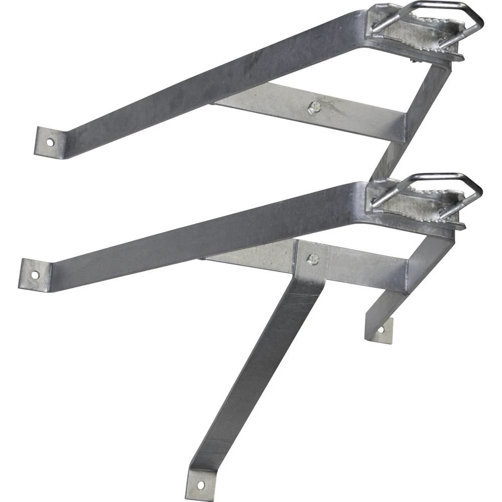 TV zidni nosač AllVision Masthalter 2fach für Masten bis 60mm Razmak od zida: 10 cm Srebrna slika