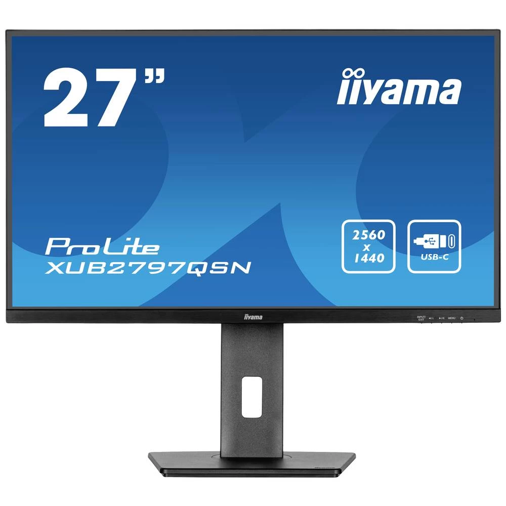 Iiyama ProLite XUB2797QSN-B1 LED zaslon Energetska učinkovitost 2021 F (A - G) 68.6 cm (27 palac) 2560 x 1440 piksel 16 slika