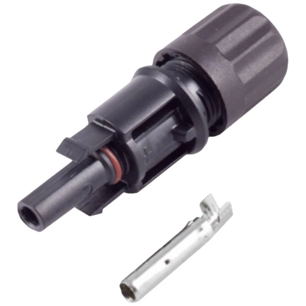 PV4 utičnica 2,5-6mm², IP68, 1500V 2800008 crna BKL Electronic Sadržaj: 1 St. slika