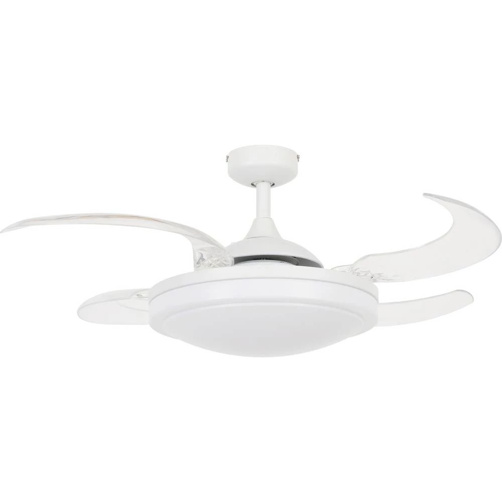 Fanaway Evora stropni ventilator (&Oslash; x V) 91.5 cm x 38 cm Boja krila: prozirna Kućište: bijela slika