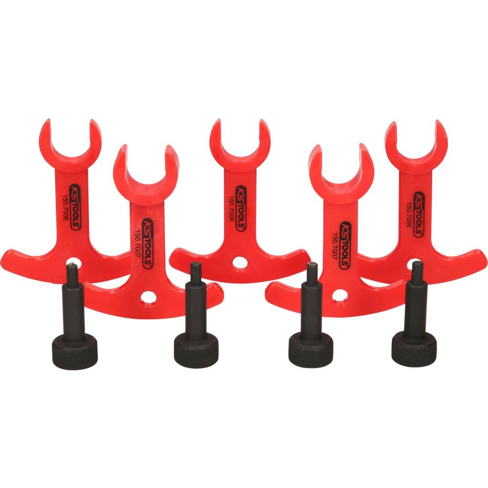 KS Tools 150.7005 Set za montažu i demontažu bregastog vratila za VAG, 9 kom slika