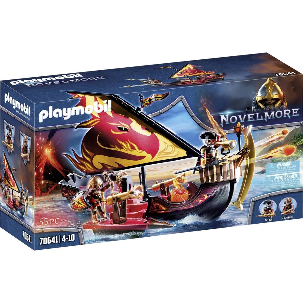 Playmobil® Novelmore Burnham Raiders Fire Ship 70641 slika