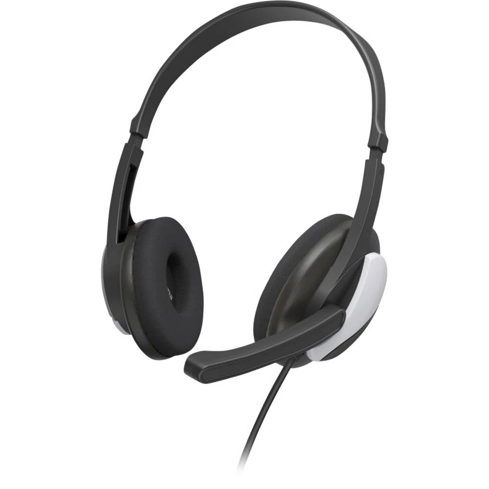Hama On Ear Headset crna, srebrna slika